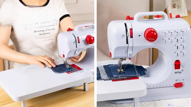 Máy may mini gia đình Aolai 505, cho thấy sự đa dạng trong các lựa chọn máy may mini Trung Quốc.
