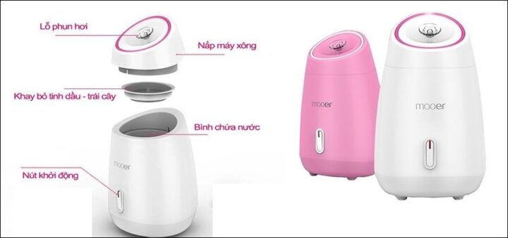 Thiết kế nhỏ gọn, sang trọng của máy xông mặt Maoer