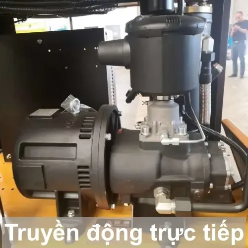 Hệ thống truyền động trực tiếp mạnh mẽ của máy nén khí trục vít cao áp, tăng cường độ bền