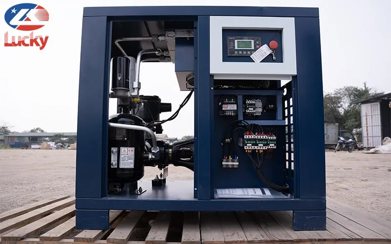 Sơ đồ mạch điện máy nén khí trục vít cơ bản