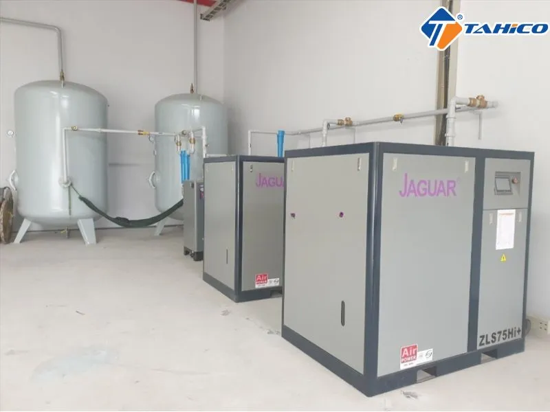 Động cơ giải nhiệt nước của máy nén khí trục vít Jaguar, tăng cường hiệu quả làm mát và độ bền