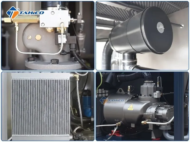 Chi tiết buồng nén khí của máy nén khí trục vít Jaguar, tối ưu hóa hiệu suất nén