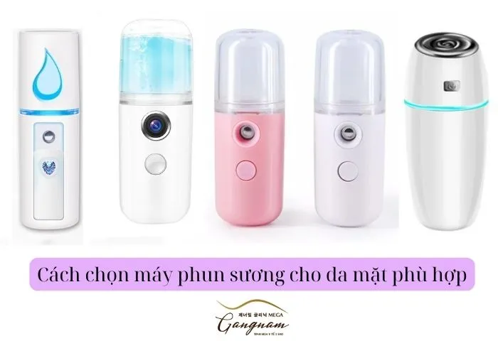 Lựa chọn máy phun sương dưỡng ẩm cho da mặt phù hợp nhu cầu