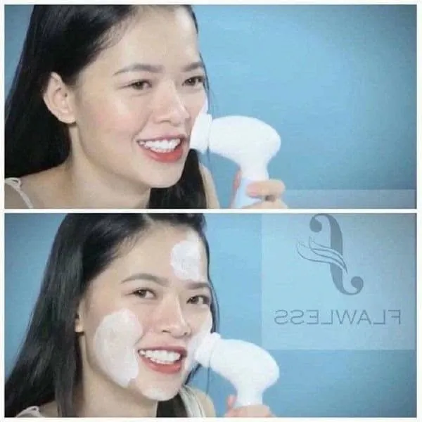 hướng dẫn từng bước cách sử dụng máy rửa mặt flawless