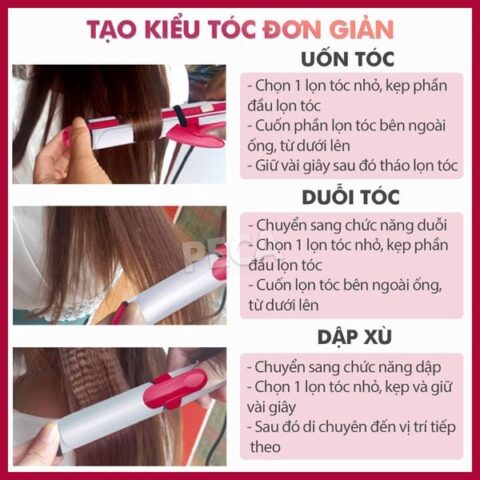 Cách Sử Dụng Máy Uốn Tóc Mini Tại Nhà Cho Mái Tóc Đẹp Chuẩn Salon