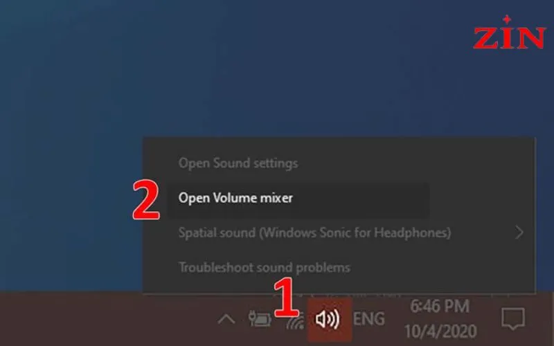 Kiểm tra âm lượng của hệ thống và các ứng dụng