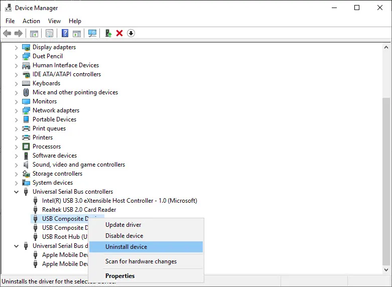 Sửa lỗi máy tính không nhận USB do thiếu driver: Xem Driver trong Device Manager