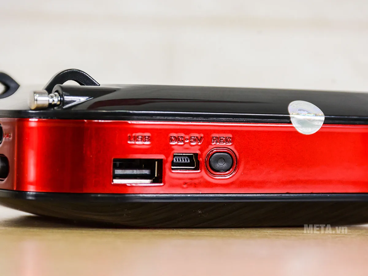 Nút REC trên thân máy trợ giảng Aporo T20 để kích hoạt chức năng ghi âm