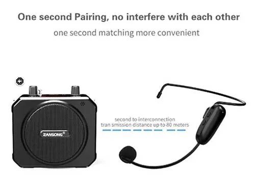 Kết nối Bluetooth của máy trợ giảng Zansong M80 hiển thị khả năng kết nối không dây linh hoạt