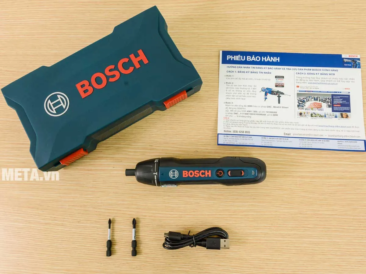 máy vặn vít Bosch Go Gen 2 3.6V pin sạc USB