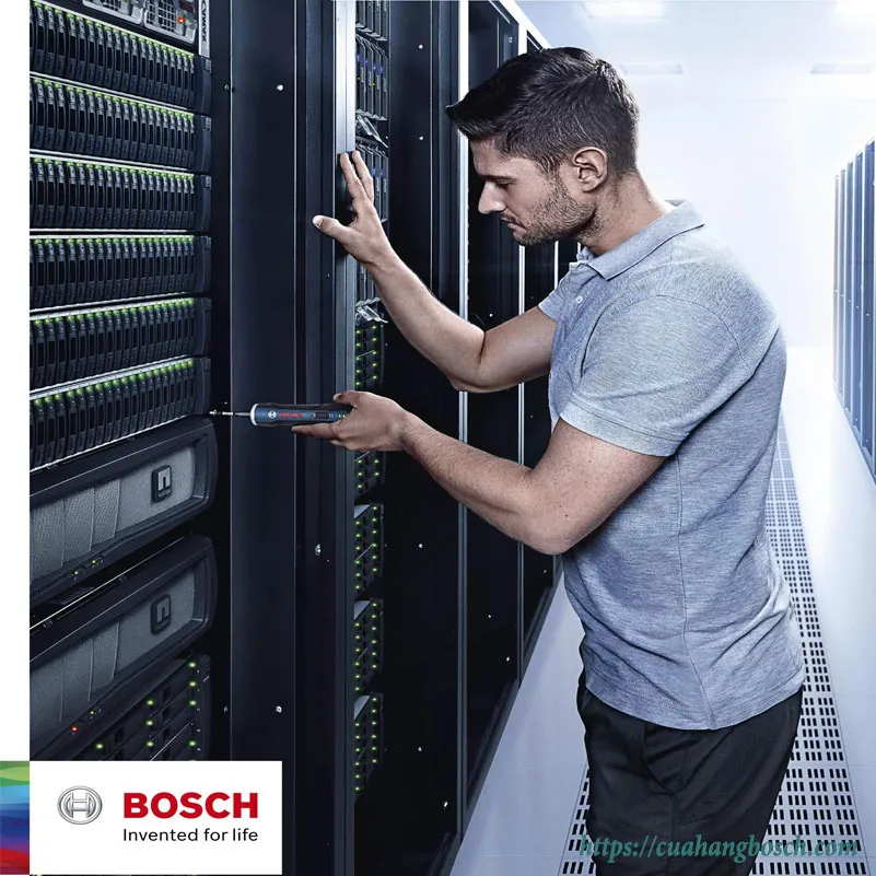 Máy bắt vít Bosch Go hỗ trợ khả năng thao tác và vận hành đơn giản cho hiệu suất lao động cao.