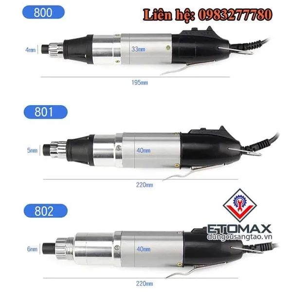 Máy vặn vít cầm tay mini với tay cầm