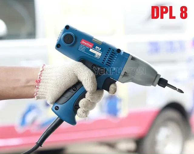 Máy bắn vít điện 220V Dongcheng DPL8 tối ưu cho việc siết chặt bu lông