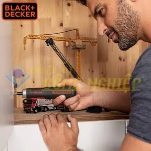 Máy vặn vít pin Black&Decker 4V BD40K4-B1 với bộ phụ kiện