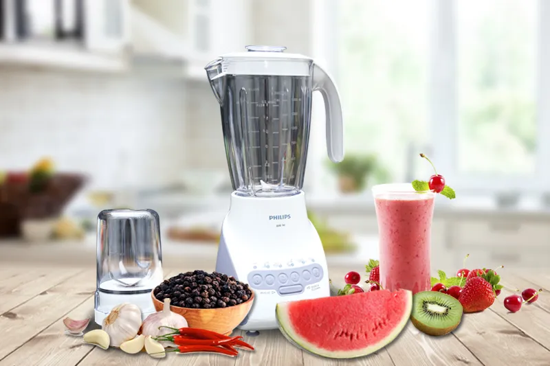 Máy xay sinh tố Philips HR2115 hoạt động