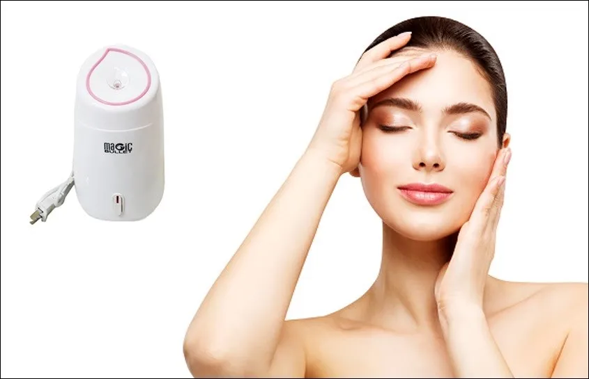 Máy xông mặt Magic Bullet được làm từ nhựa ABS, PS và PP cao cấp, đảm bảo an toàn và độ bền