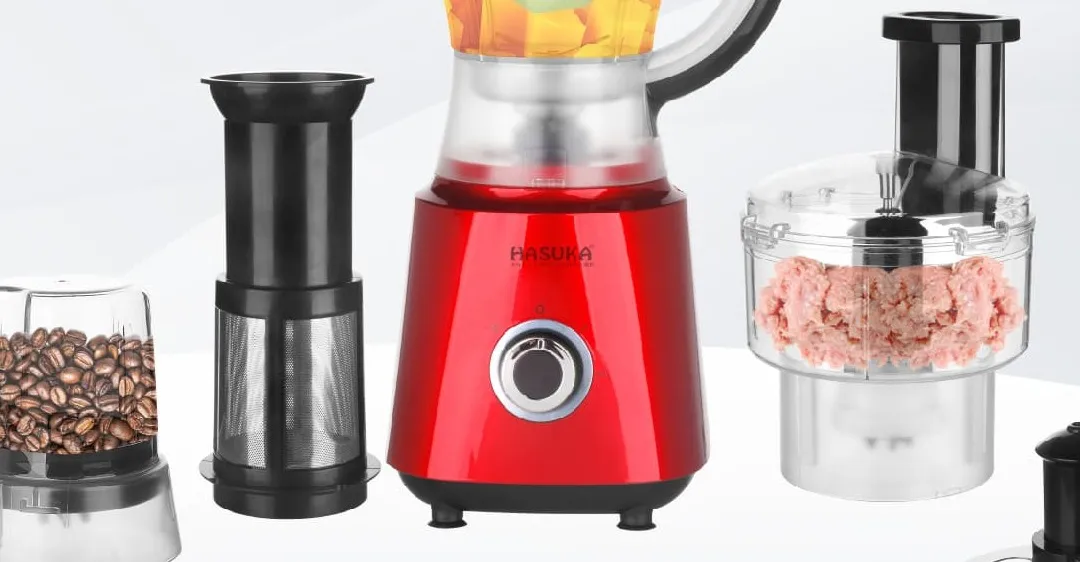 Cấu tạo chi tiết của máy xay sinh tố Hasuka giúp người dùng hiểu rõ cách sử dụng
