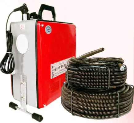 Hình ảnh thực tế một mẫu máy thông cống lò xo chuyên dụng, minh họa cách sử dụng máy thông cống trong gia đình và công nghiệp