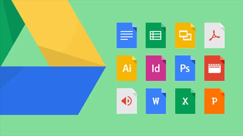 Các định dạng tệp tin đa dạng Google Drive hỗ trợ trên máy tính