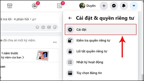 Chọn Chặn để xem danh sách tài khoản bị chặn trên máy tính