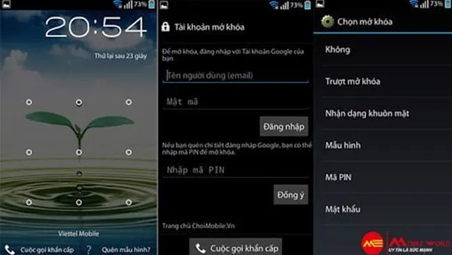 Cách mở máy Android khi quên mật khẩu bằng email