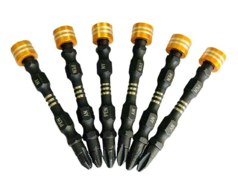 Cấu tạo chi tiết nam châm gắn đầu vít Penny với phần thân thép không gỉ và đầu nam châm Neodymium.