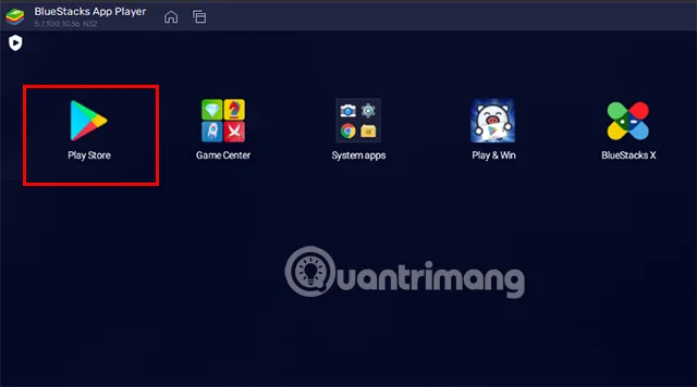 Hướng dẫn mở Google Play Store trên giả lập BlueStacks để cài đặt ví điện tử MoMo