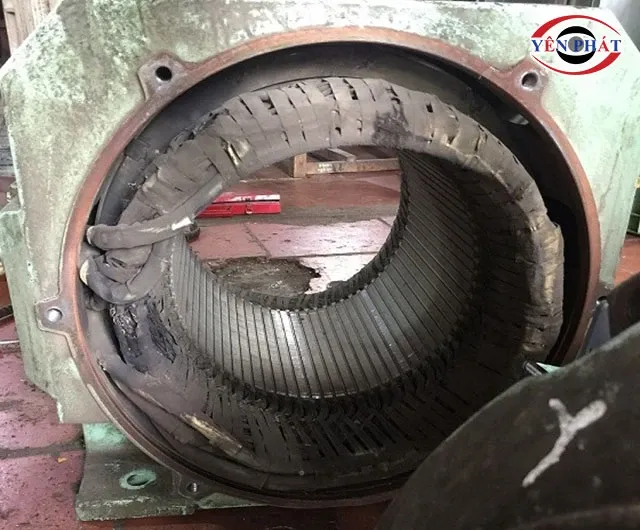Motor máy nén khi bị hỏng