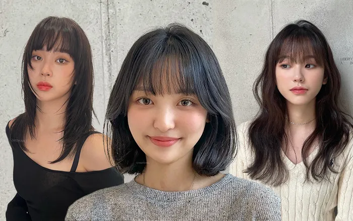 Kiểu tóc mái thưa ngọt ngào và dịu dàng, tìm kiếm phong cách theo cách sửa mái dày thành mái thưa