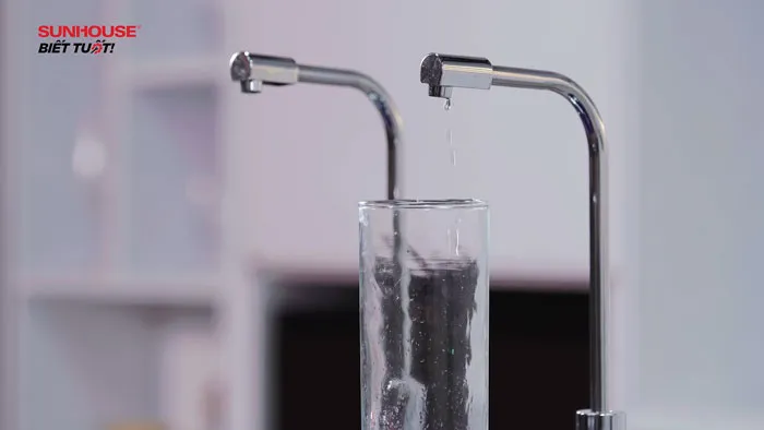 Dam bao van voi nuoc mo het co sau khi lap dat may loc nuoc Eupro