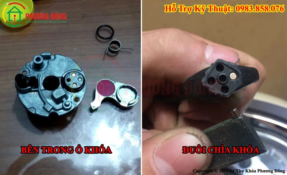 Nguyên lý hoạt động khóa từ xe máy