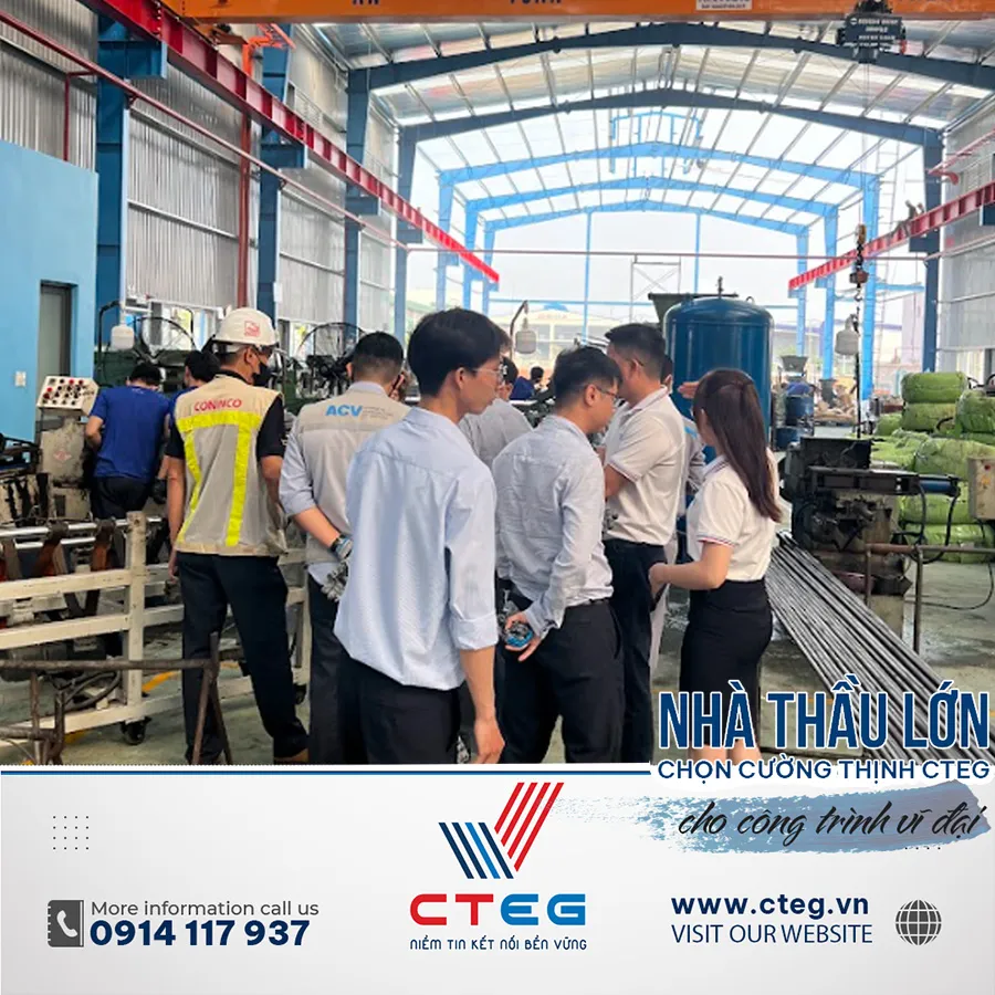 Dây chuyền sản xuất và kiểm định ốc vít tại nhà máy Cơ Khí Quốc Cường đảm bảo độ chính xác