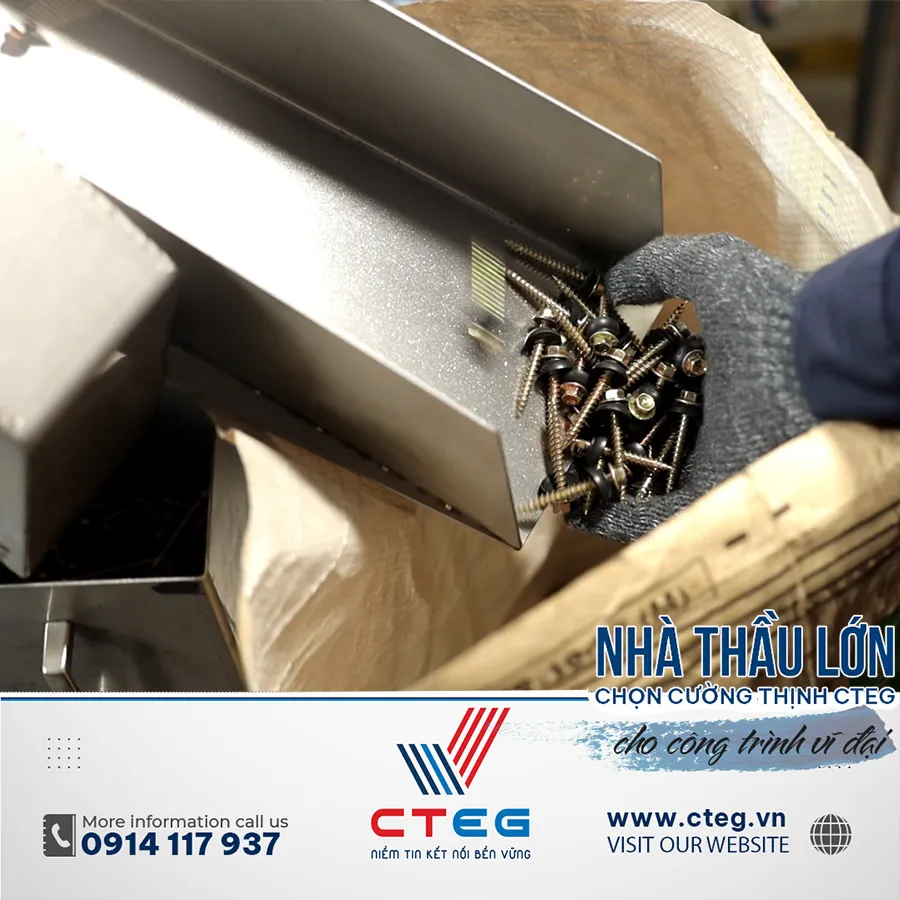 Các loại ốc vít và bu lông chất lượng cao được sản xuất tại nhà máy Cơ Khí Quốc Cường