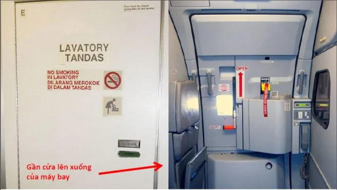 Nha ve sinh trên máy bay