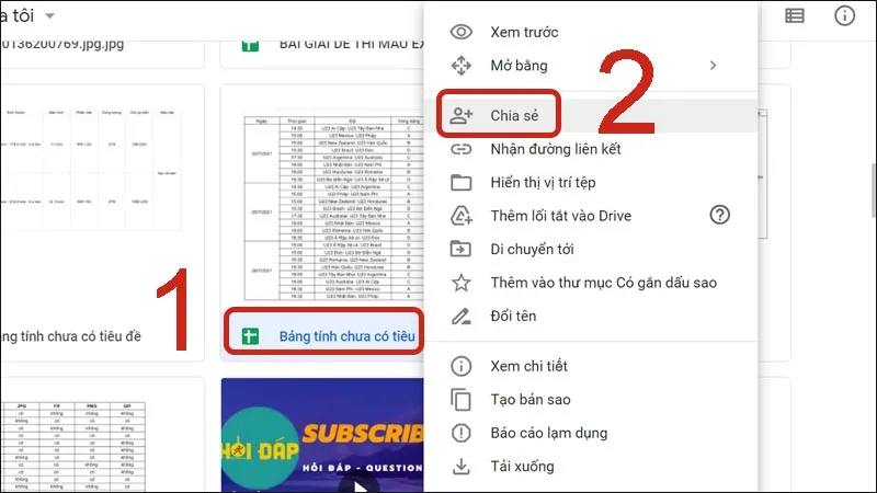 Cách chia sẻ tệp và thư mục trên Google Drive từ máy tính