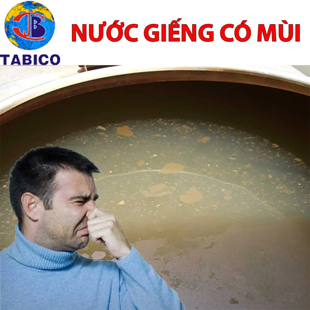 Nước giếng khoan có mùi tanh và màu vàng đục cần xử lý ngay để bảo vệ sức khỏe