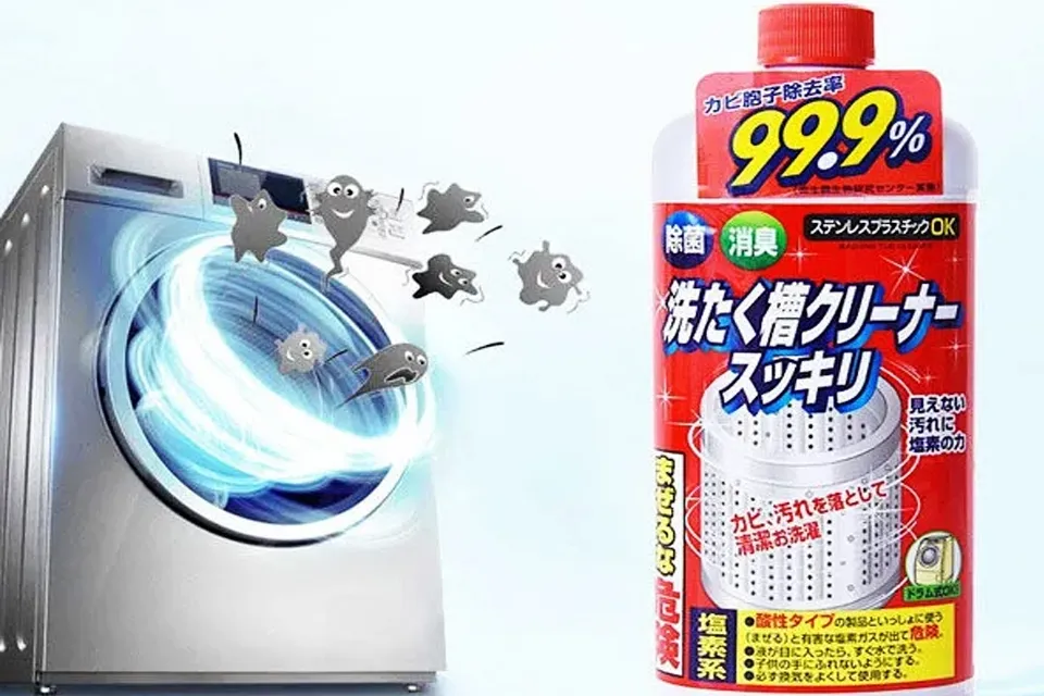 Sản phẩm nước vệ sinh máy giặt Rocket nội địa Nhật Bản được ưa chuộng