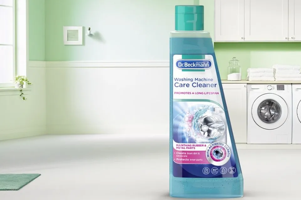 Dr.Beckmann loại bỏ cặn bẩn, diệt khuẩn tối ưu khi vệ sinh máy giặt
