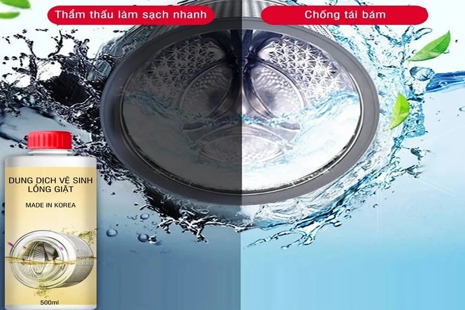 Freeme – dung dịch vệ sinh máy giặt công nghệ Hàn Quốc