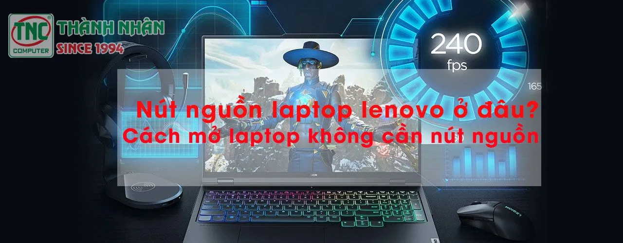 Nút nguồn laptop Lenovo phổ biến