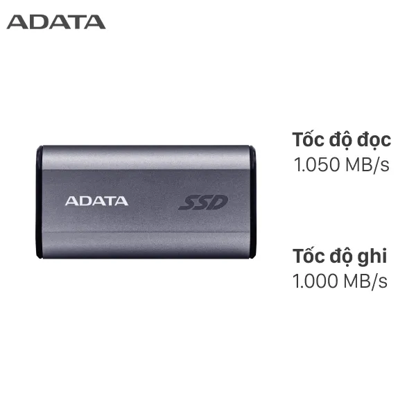 Ổ cứng SSD Adata 1TB Portable SC750 lựa chọn nâng cấp cho laptop ASUS