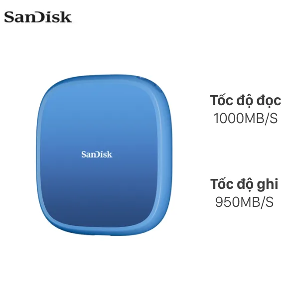 Ổ cứng SSD Sandisk 1TB Creator Phone Magsafe Portable tương thích laptop ASUS
