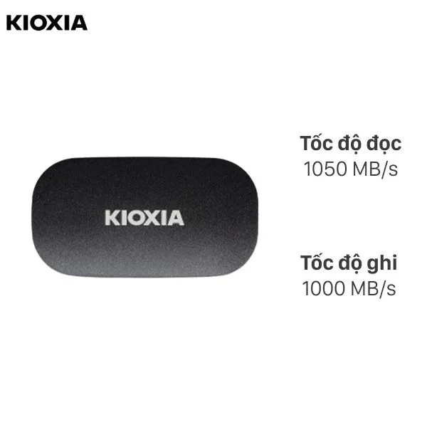 Ổ cứng SSD Kioxia 500GB Exceria Plus G2 Portable phù hợp tự lắp SSD cho laptop ASUS