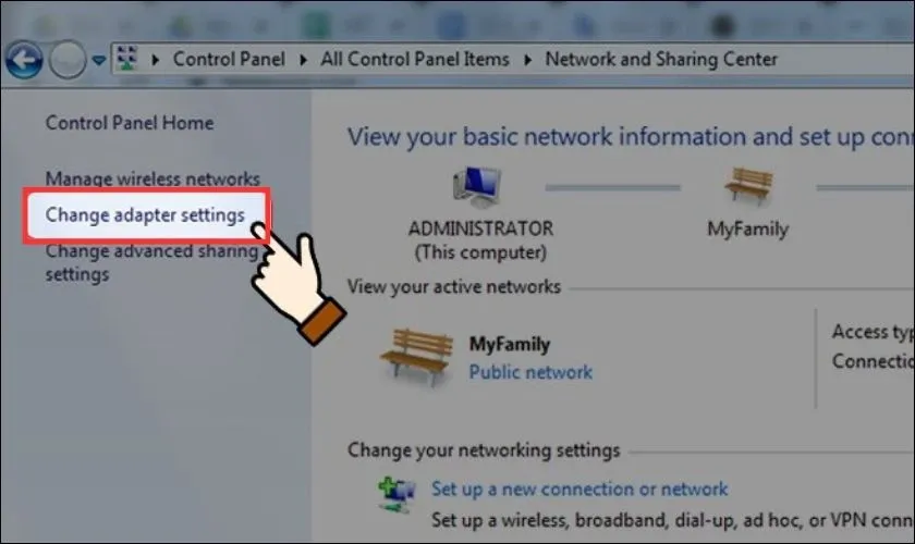 Điều chỉnh cài đặt adapter để kích hoạt Bluetooth trên máy tính Windows 8.