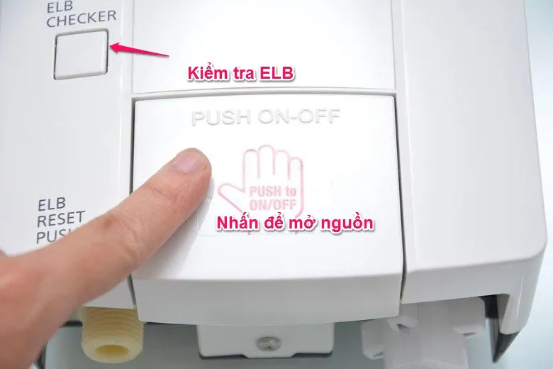 Hệ thống chống giật ELB tiên tiến trên máy nước nóng dh phẩm dh-4hp1w đảm bảo an toàn điện