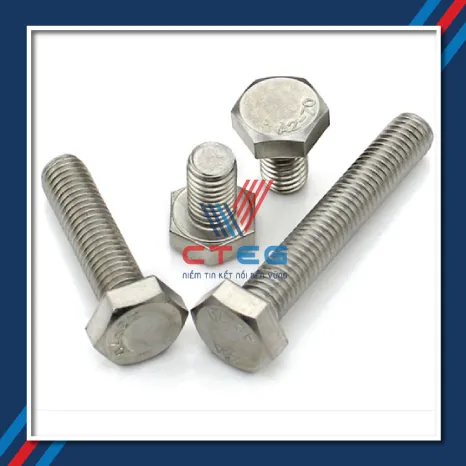 Hình ảnh bu lông ốc vít inox 304 chống ăn mòn hiệu quả trong môi trường khắc nghiệt.