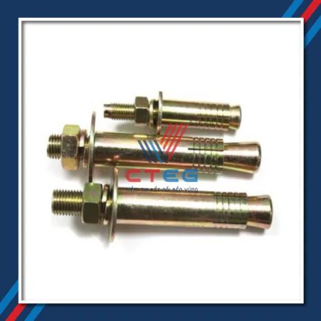 Các loại hình ảnh bu lông ốc vít tắc kê nở ống lỗ cho liên kết bền vững.