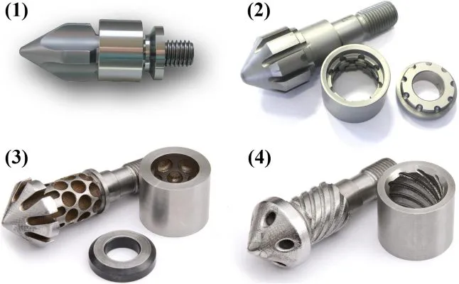 Đầu trục vít có chức năng trộn giúp đồng nhất màu sắc nhựa