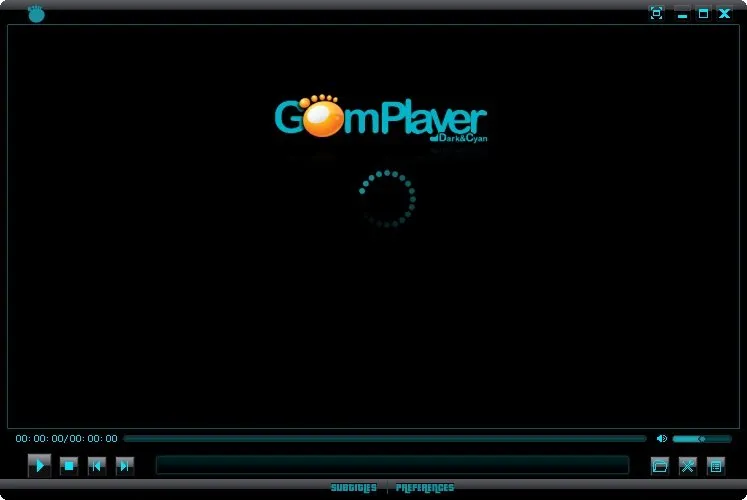 Giao diện GOM Player hiển thị khả năng mở lời hát nhạc DVD trên máy tính