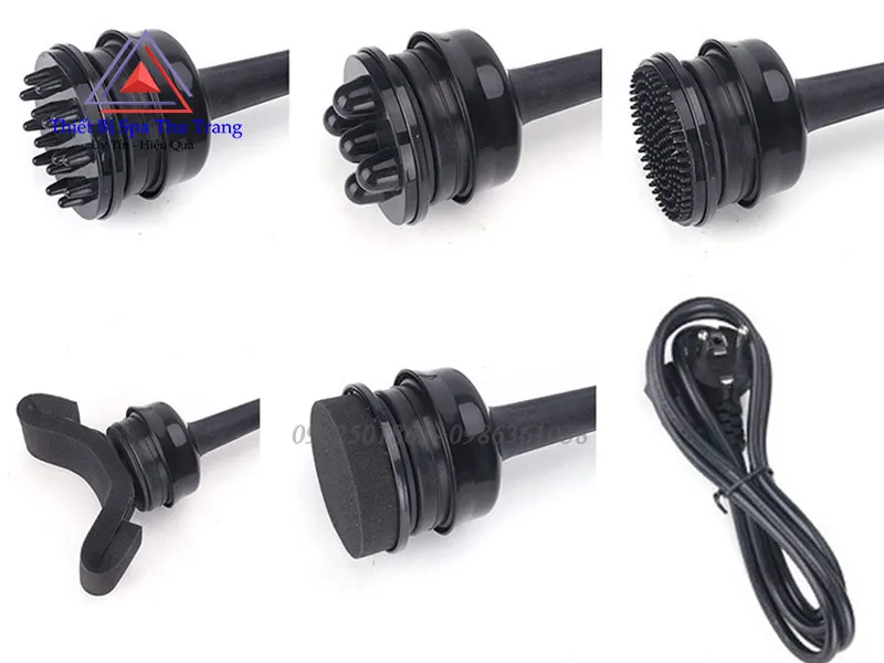 Các loại phụ kiện và đầu massage đi kèm máy giảm béo G5